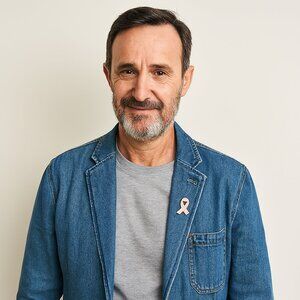 Breast Cancer Awareness Support Ribbon Pin Gold Tone Edging Light Pink Enamel OS